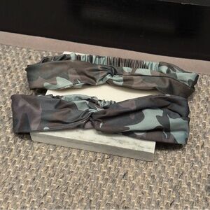 Camouflage Headbands Set Of 2 Girls Green and Brown